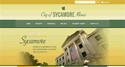 Desktop Screenshot of cityofsycamore.com