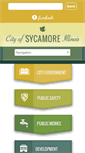 Mobile Screenshot of cityofsycamore.com